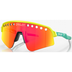 Oakley Sutro Lite Sweep Tennis Ball Jaune lentille Prizm Ruby OO9465-0639