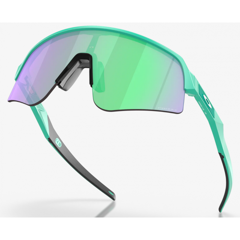 Oakley Sutro Lite Sweep Matte Céleste lentille Prizm Route Jade - Expédition 24h