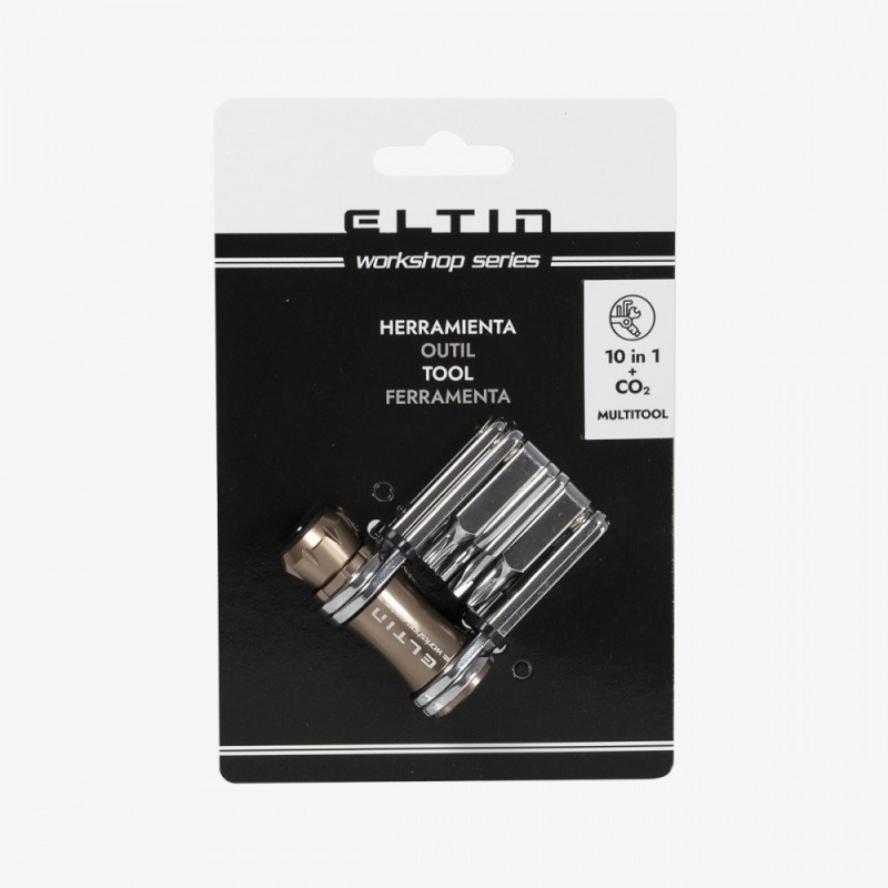 Eltin multiherramiente Bici 10 en 1 + CO2 - Livraison 24h