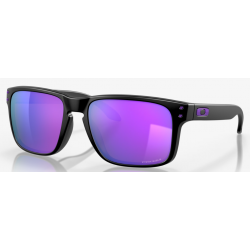 Oakley Holbrook Matte Black lentille Prizm Violet OO9102-K655 - Expédition 24h