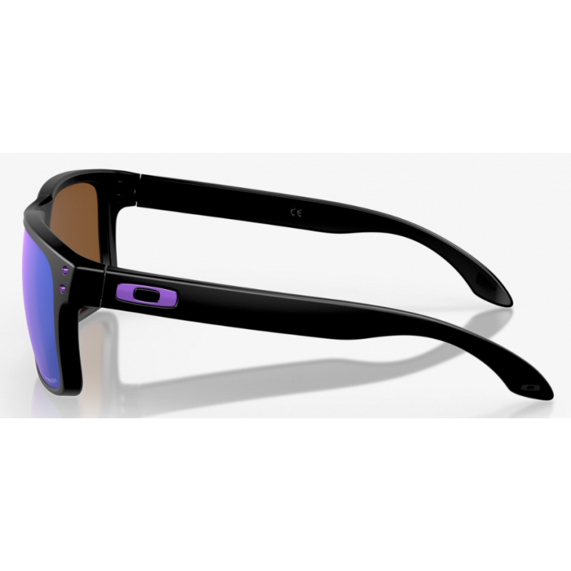 Oakley Holbrook Matte Black lentille Prizm Violet OO9102-K655 - Expédition 24h