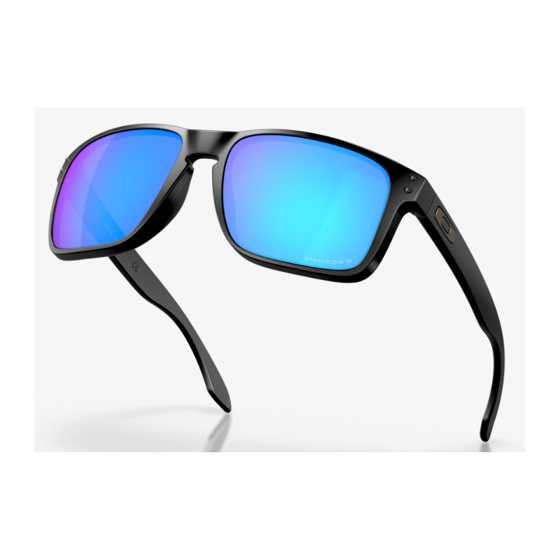 Oakley Holbrook XL Matte Black lentille Prizm Sapphire Polarisée