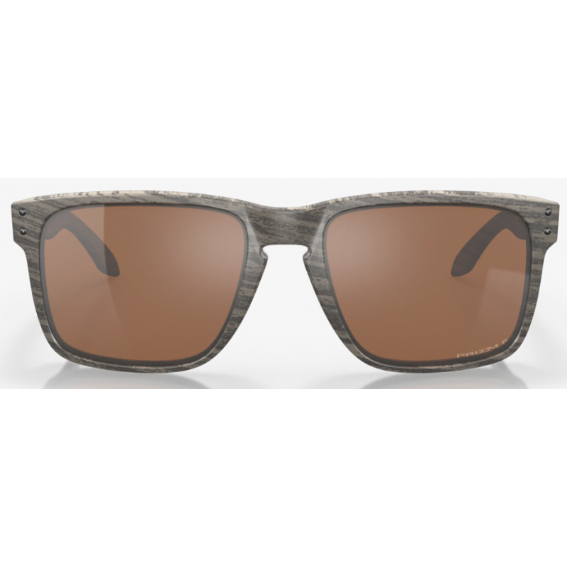 Oakley Holbrook XL Woodgrain lente Prizm Tungsten Polarized 941706