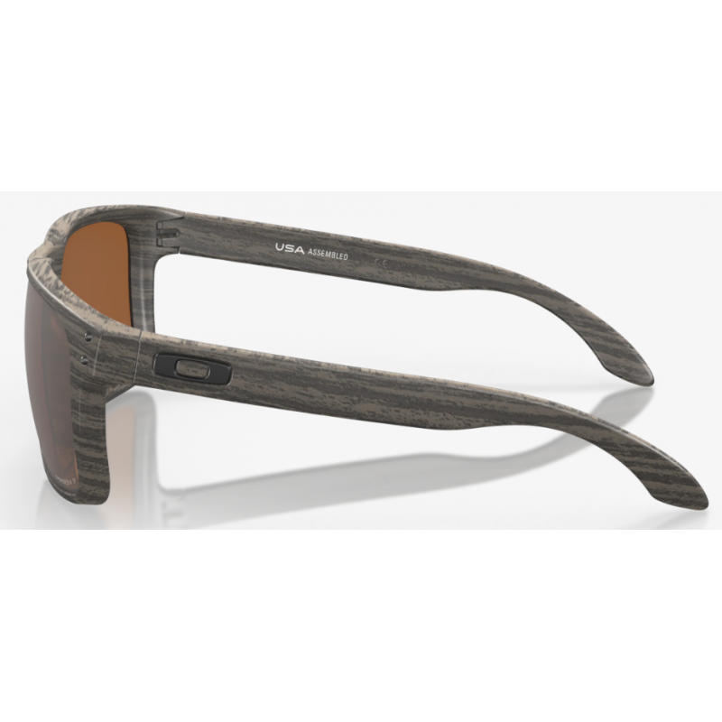 Oakley Holbrook XL Woodgrain lentille Prizm Tungsten Polarisée 941706