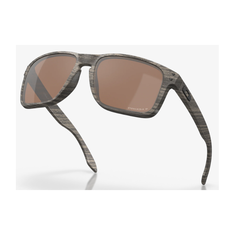 Oakley Holbrook XL Woodgrain lentille Prizm Tungsten Polarisée 941706