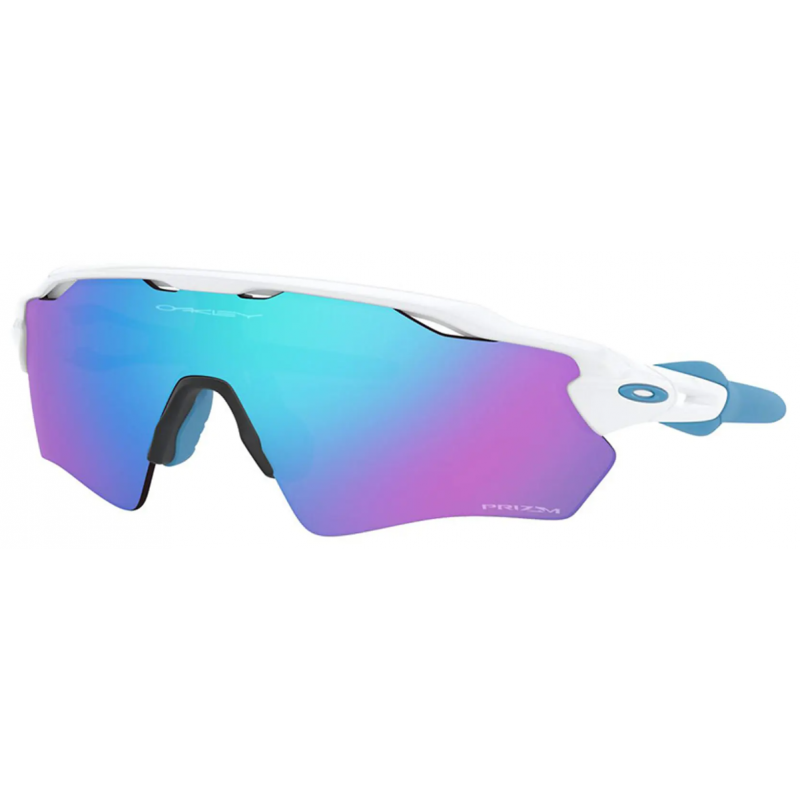 Oakley Radar EV XS Path Polished White lentille Prizm Sapphire