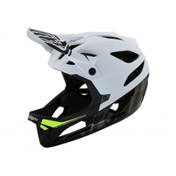 Troy Lee Designs Stage Mips blanc/noir/vert - Livraison 24h