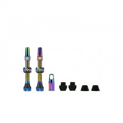 Muc-Off V2 Tubeless 44mm arcoiris juego válvulas - Envío 24h
