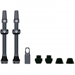 Muc-Off V2 Tubeless 44mm gris jeu de valves - Expédition 24h
