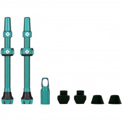 Muc-Off V2 Tubeless 44mm turquoise jeu de valves - Expédition 24h