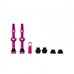 Muc-Off V2 Tubeless 44mm rose jeu de valves - Expédition 24h