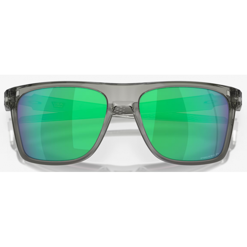 Oakley Leffingwell Gris Encre lentille Prizm Jade Polarisée OO9100-1057