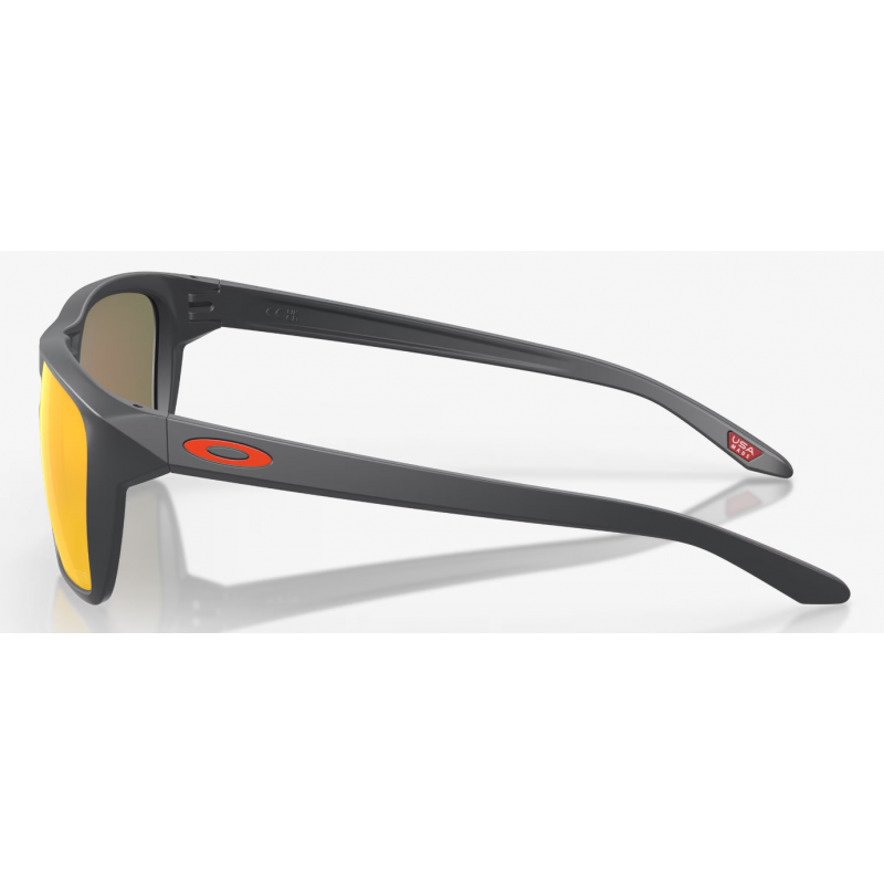 Oakley Sylas Matte Carbon lentille Prizm Ruby OO9448-4057 - Expédition 24h