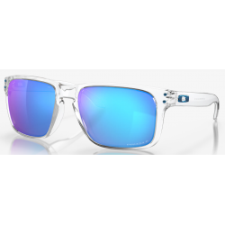 Oakley Holbrook XL Polished Clear lente Prizm Sapphire Polarized