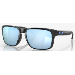 Oakley Holbrook Polished Black lentille Prizm Deep Water Polaroid 9102C1