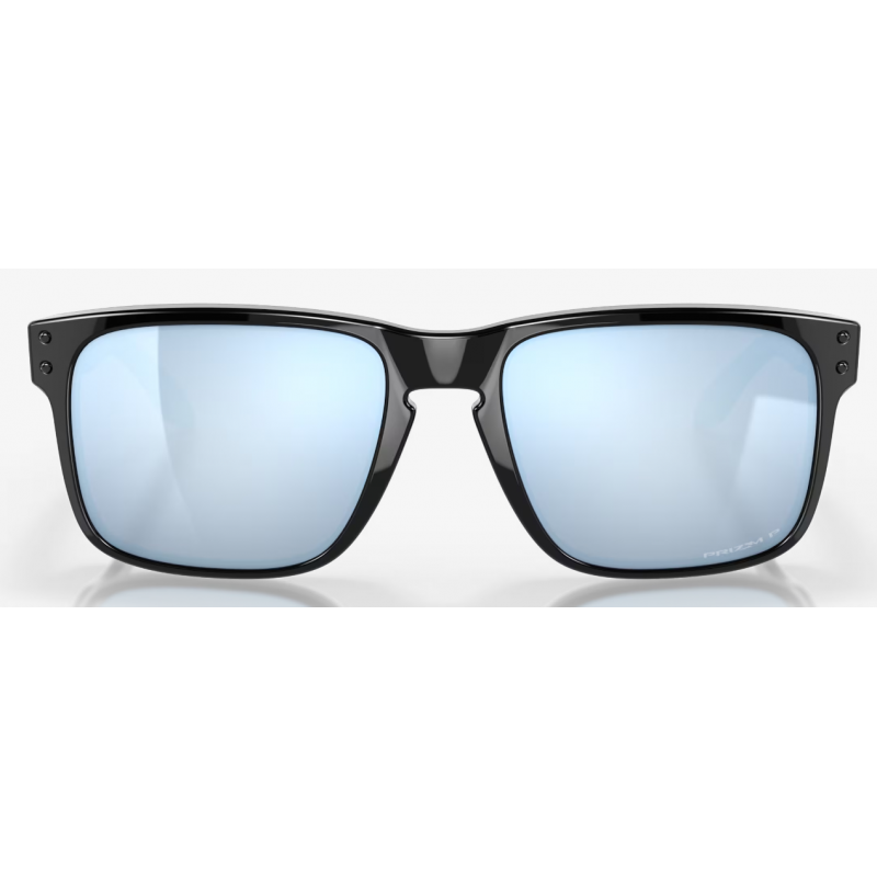 Oakley Holbrook Polished Black lentille Prizm Deep Water Polaroid 9102C1