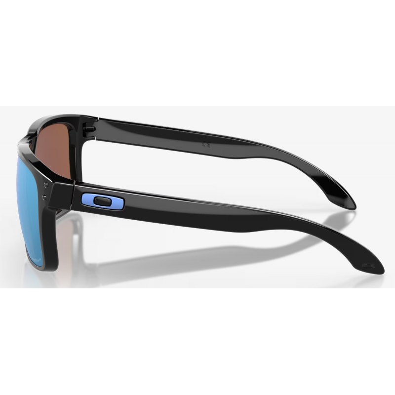 Oakley Holbrook Polished Black lentille Prizm Deep Water Polaroid 9102C1