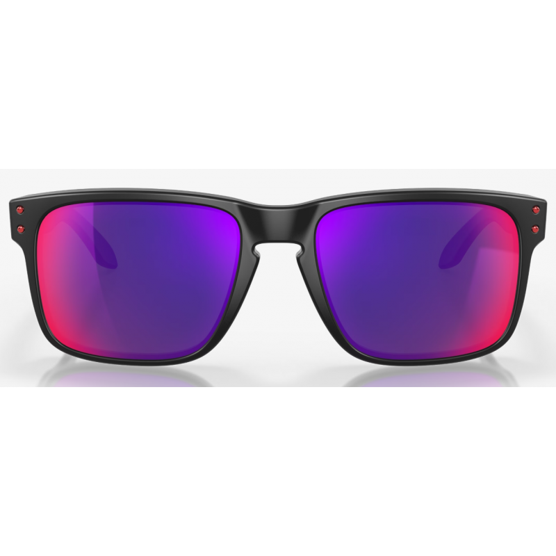 Oakley Holbrook Matte Black lentille Prizm Positive Red Iridium OO9102-36