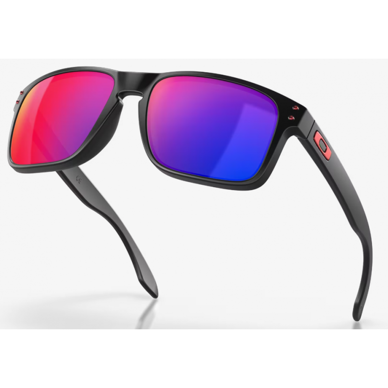 Oakley Holbrook Matte Black lentille Prizm Positive Red Iridium OO9102-36