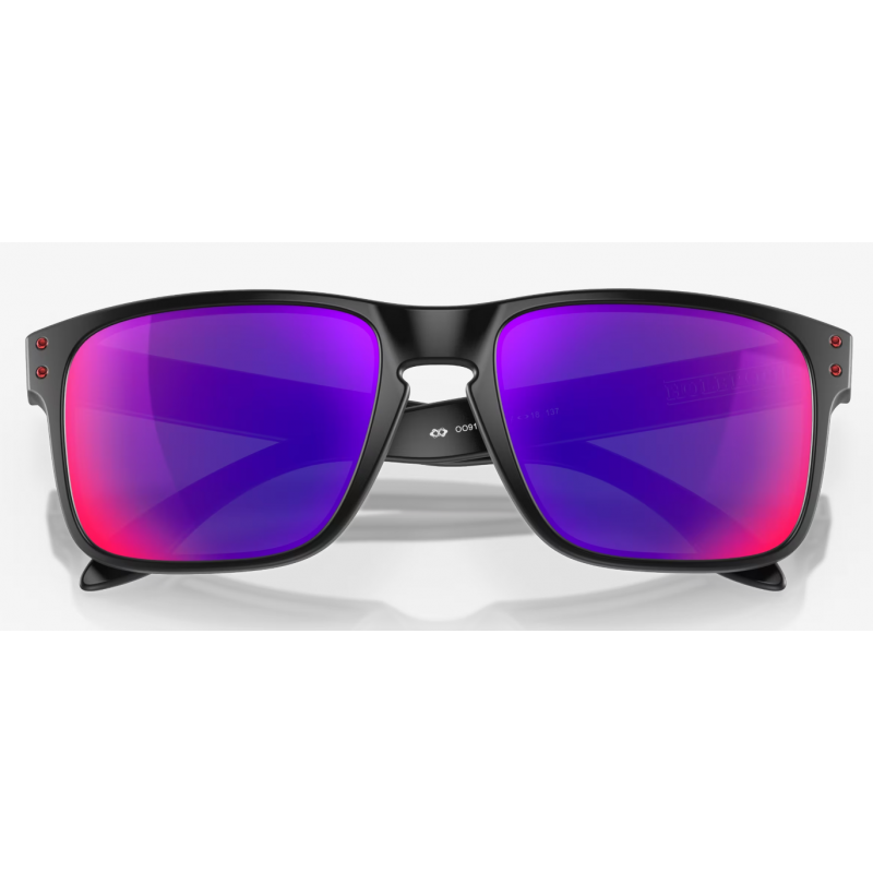 Oakley Holbrook Matte Black lentille Prizm Positive Red Iridium OO9102-36