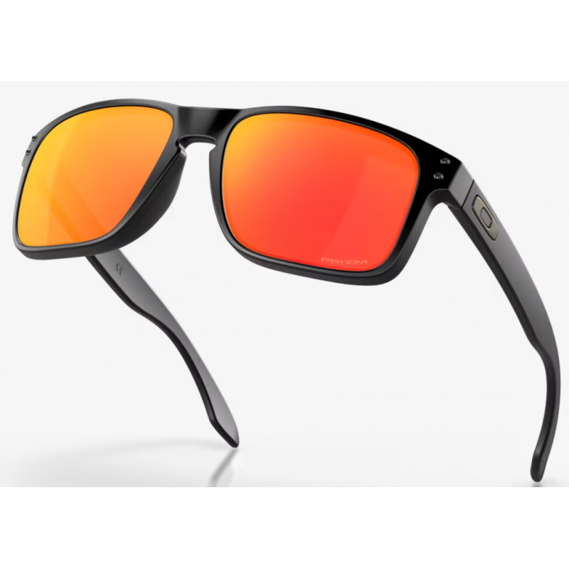 Oakley Holbrook Matte Black lentille Prizm Ruby OO9102-E255 - Expédition 24h