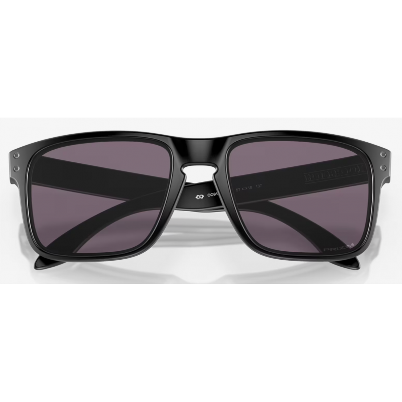 Oakley Holbrook Matte Black lentille Prizm Grey OO9102-E855 - Expédition 24h