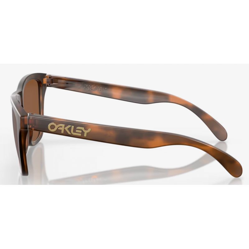 Oakley Frogskins Matte Brown Tortoise lente Prizm Tungsten OO9013-C555