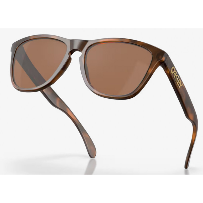 Oakley Frogskins Matte Brown Tortoise lente Prizm Tungsten OO9013-C555
