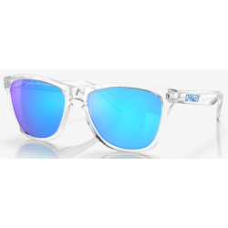 Oakley Frogskins Crystal Clear lente Prizm Sapphire OO9013-D055