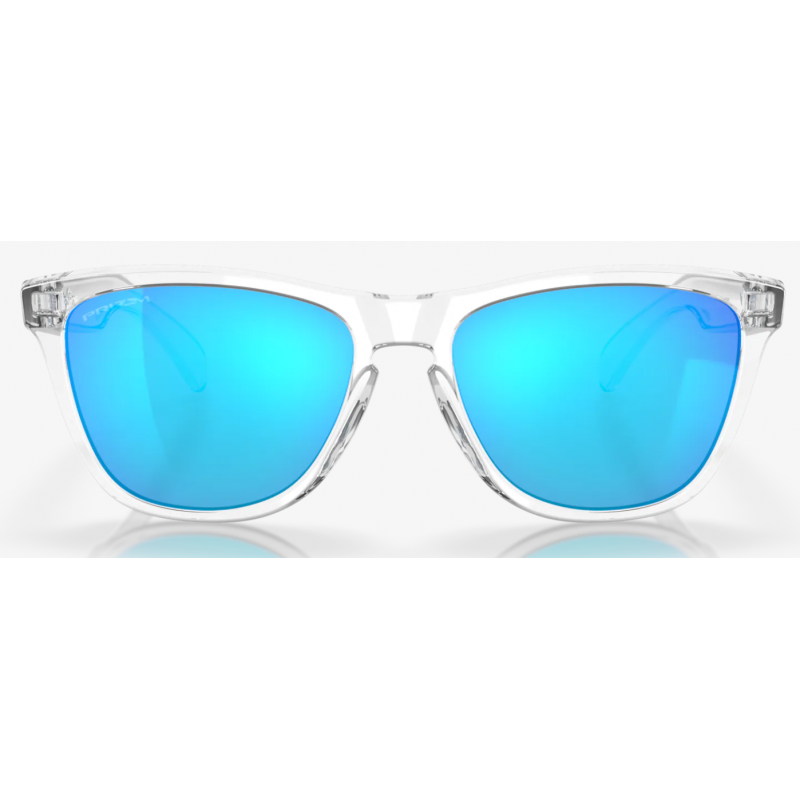 Oakley Frogskins Crystal Clear lente Prizm Sapphire OO9013-D055