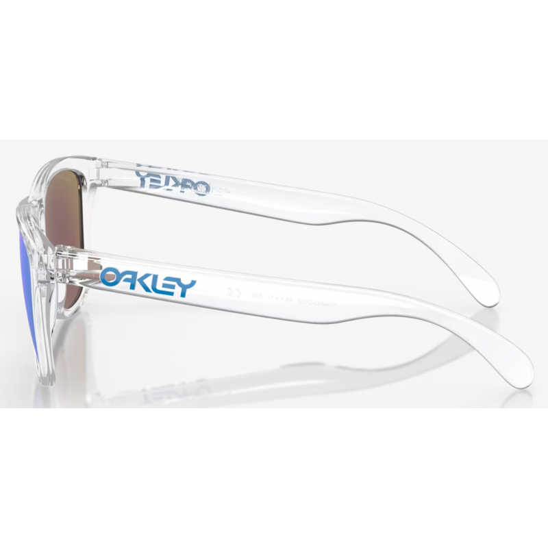 Oakley Frogskins Crystal Clear lente Prizm Sapphire OO9013-D055
