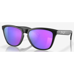 Oakley Frogskins Matte Black lentille Prizm Violet OO9013-H655 - Expédition 24h