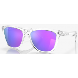 Oakley Frogskins Polished Clear lente Prizm Violet OO9013-H755