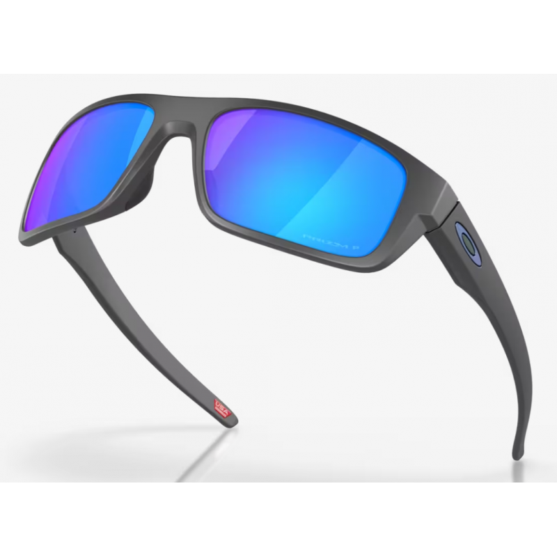 Oakley Drop Point Matte Gris Foncé lentille Prizm Saphir Polarisée 936706