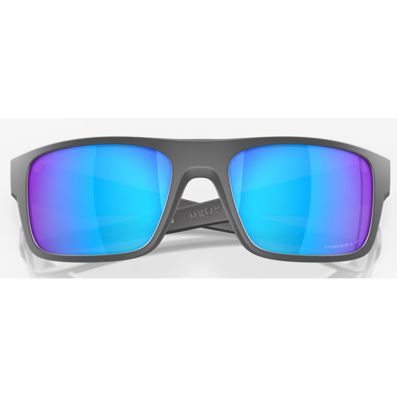 Oakley Drop Point Matte Gris Foncé lentille Prizm Saphir Polarisée 936706