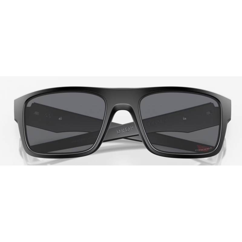 Oakley Drop Point Matte Black lentille Grey OO9367-0160 - Expédition 24h