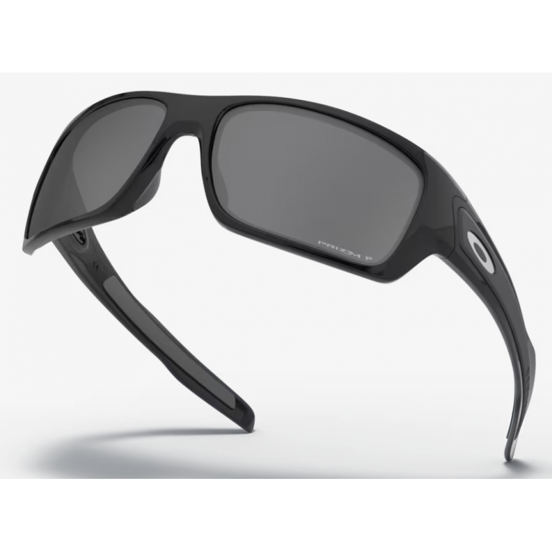 Oakley Turbine Polished Black lentille Prizm Black Polaroid OO9263-4163