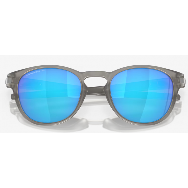 Oakley Latch Matte Grey Ink lentille Prizm Sapphire Polarisée OO9265-3253