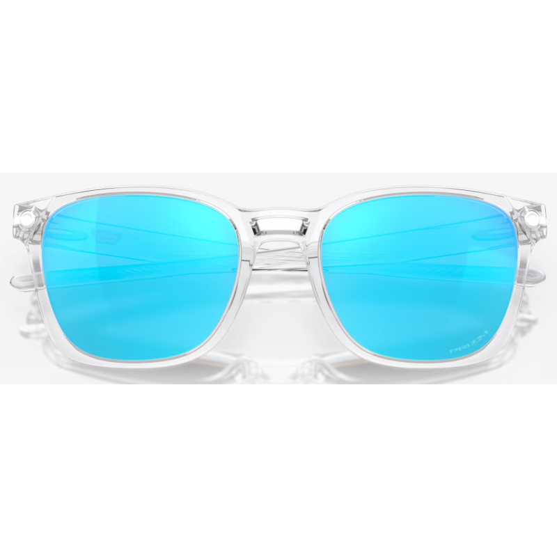 Oakley Ojector Polished Clear lente Prizm Sapphire OO9018-0255