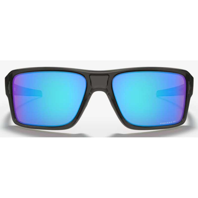 Oakley Double Edge Grey Smoke lentille Prizm Sapphire Polarisée 938006