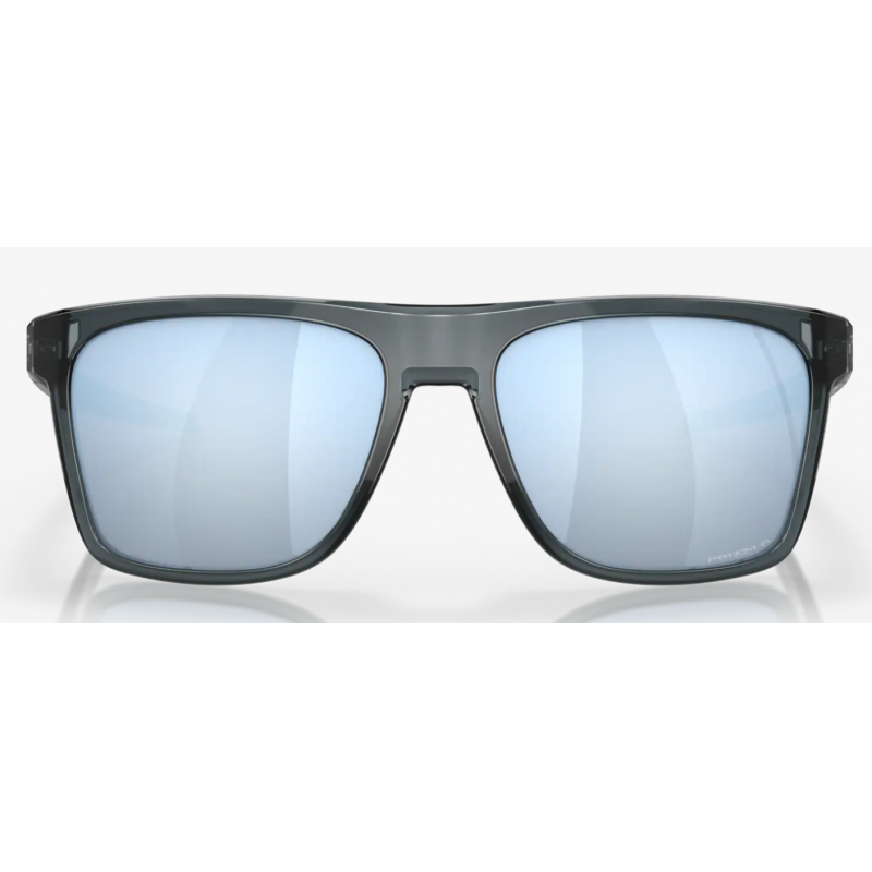 Oakley Leffingwell Crystal Black lentille Prizm Deep Water Polarisée