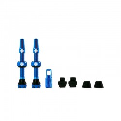 Muc-Off V2 Tubeless 44mm bleu jeu de valves - Expédition 24h