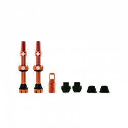 Muc-Off V2 Tubeless 44mm orange jeu de valves - Livraison 24h