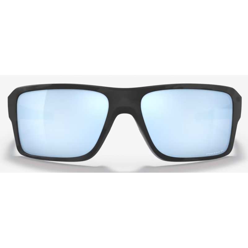 Oakley Double Edge Matte Black Camo lente Prizm Deep Water Polarized