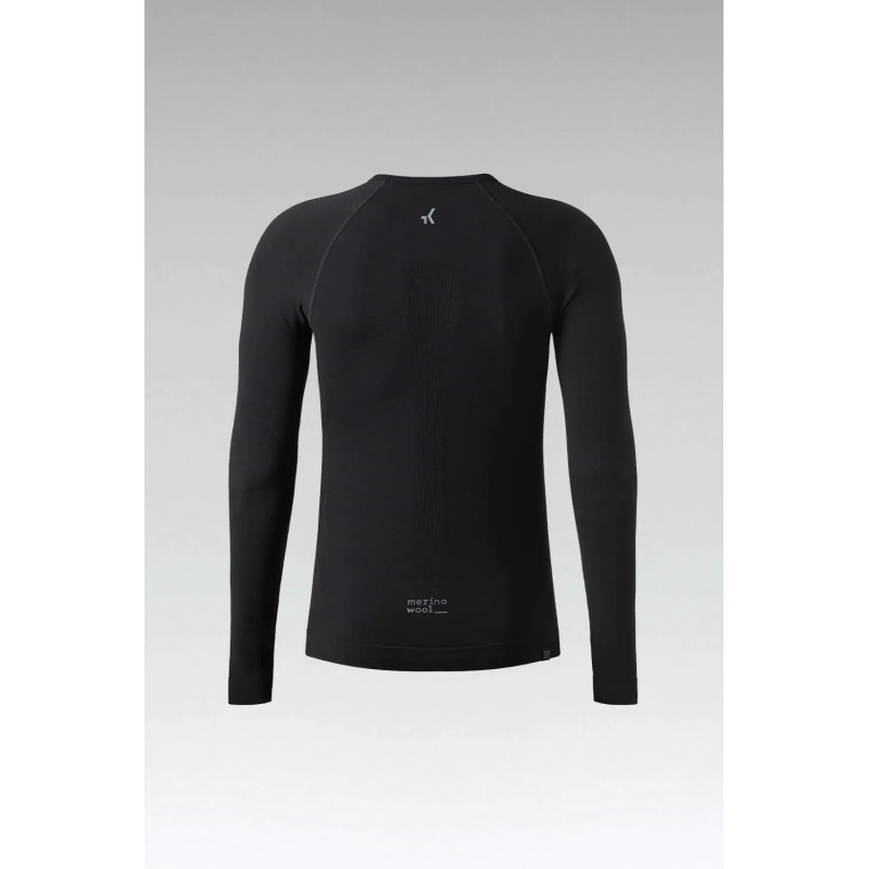 Gobik Winter Merino Coal homme manches longues t-shirt intérieur