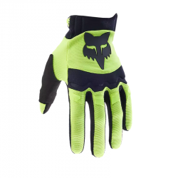 Fox Dirtpaw jaune fluo gants longs - Expédition 24h