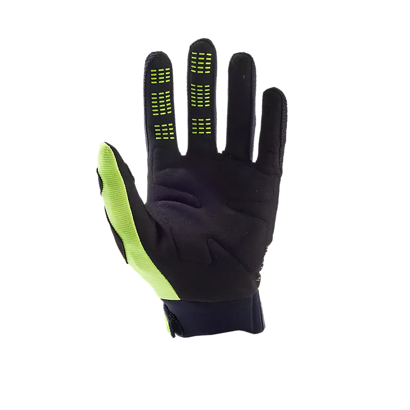 Fox Dirtpaw jaune fluo gants longs - Expédition 24h