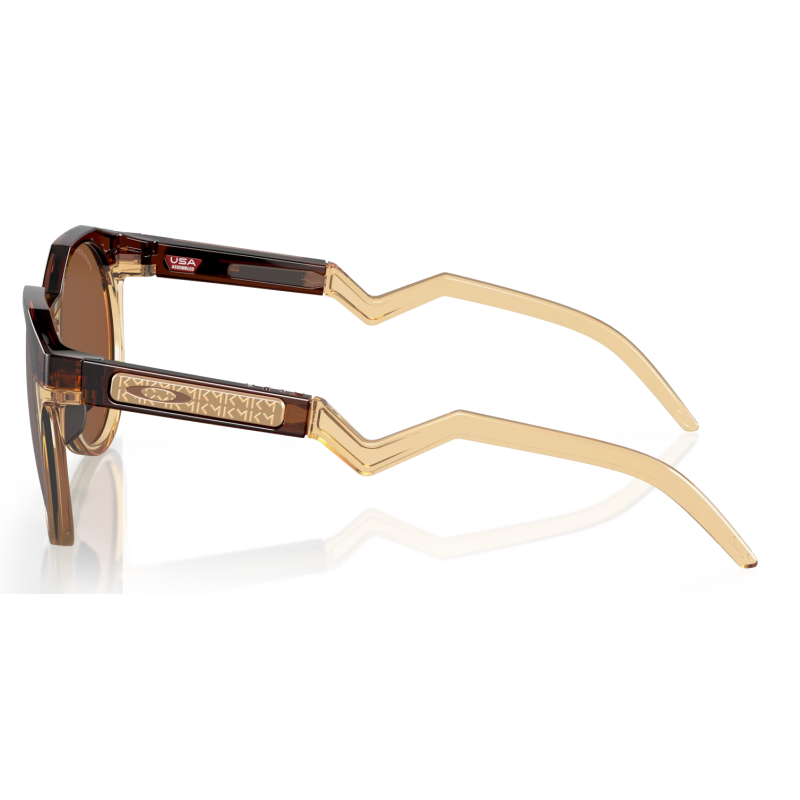 Oakley Hstn Kylian Mbappé Dark Amber/Light Curry lente Prizm Tungsten