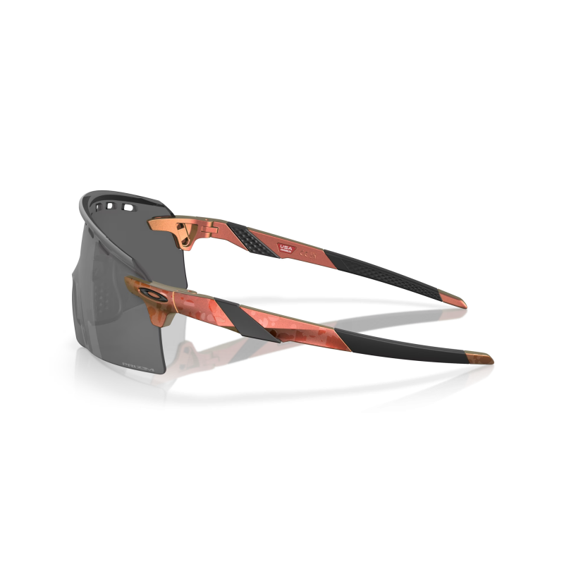 Oakley Encoder Strike Vented Matte Rouge/Doré Colorshift lentille Prizm Noir