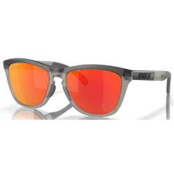 Oakley Frogskins Gamme Mat Gris Fumé/Encre Grise lentille Prizm Ruby